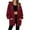 02 Wine, variant on Fewfanhot Sweatshirt for Women Zip Up Hoodies Long Sleeve Oversized Sweatshirts Casual Lightweight Fleece Jackets With Pockets