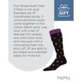 thumbnail image 7 of MeMoi Dotted Cotton Blend Crew Sock 3 Pack - Mens - Male, 7 of 7