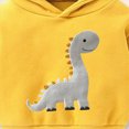 thumbnail image 5 of 7-8 Years Little Kids Boys Girls Hooded Sweatshirts Long Sleeve Pullover Basic Tops Cute Fall Winter Clothes Dinosaur Print Hoodies 18 24 Months 2t 3t 4t 5t 6t 7t 8t, 5 of 7