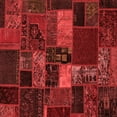 thumbnail image 1 of Ahgly Company Indoor Square Oriental Red Modern Area Rugs, 6' Square, 1 of 4