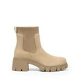 thumbnail image 2 of BURUDANI Women’s Elastic Chelsea Ankle Boots Low Chunky Heel Platform Lug Sole Booties, 2 of 5