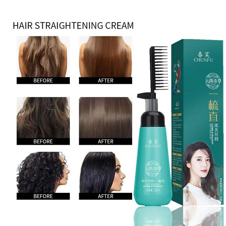 Herbal Hair Relaxer Hair Straightener Cream Smooth Straight Hair Nourishing B0O0 Walmart