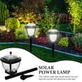 thumbnail image 3 of MasteelfCA 2-LEDs Solar Stigma Light Outdoor Solar Power Lamp Waterproof Outside Lamp Courtyard Wall Light Lighting Tool (White Light), 3 of 8
