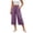 #06 Purple 【Mix, Match & Rotate: Stock Up on Daily Colors】, variant on Women's Cotton Elastic Waist Loose Pants with Side Pockets & Back Pocket, Mid Waisted Drawstring Trousers, Casual Athletic Gym Hiking Outdoor Work Pants for Women Long | VerBelle,Army Green L