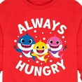 thumbnail image 3 of Baby Shark - Always Hungry - Toddler And Youth Long Sleeve Graphic T-Shirt, 3 of 6