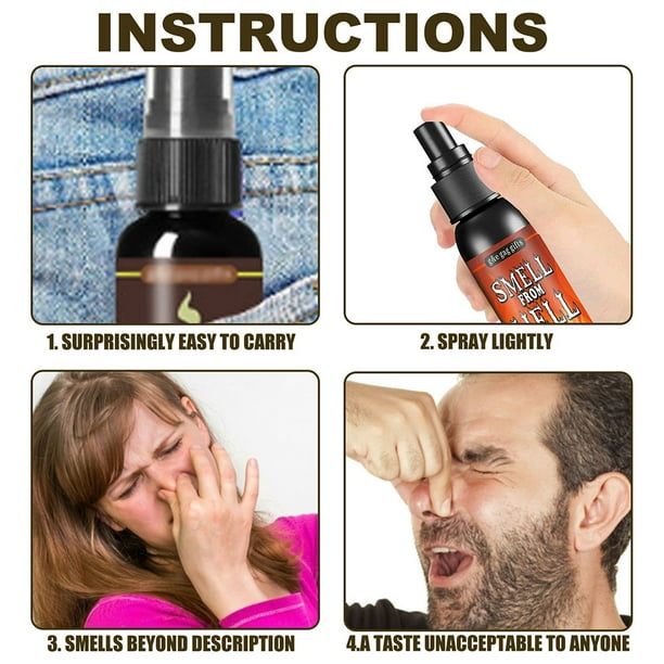 EAVUYIS Spray Apestoso Pedos, 1 Piezas 100 ML Spray Apestoso Líquido Extra Fuerte, Spray Maloliente Definitivo para Bromas de Adultos, Halloween Día de los Inocentes Spray Stinky para Broma