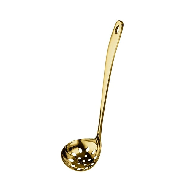 Cucharón de cocina Cuchara para servir 10.6'' Utensilio de cocina Cuchara de cocina de acero inoxidable colador