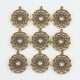thumbnail image 3 of 50 piezas de dijes huecos para pendientes, fabricación de joyas, collares, pulseras y manualidades., 3 of 6