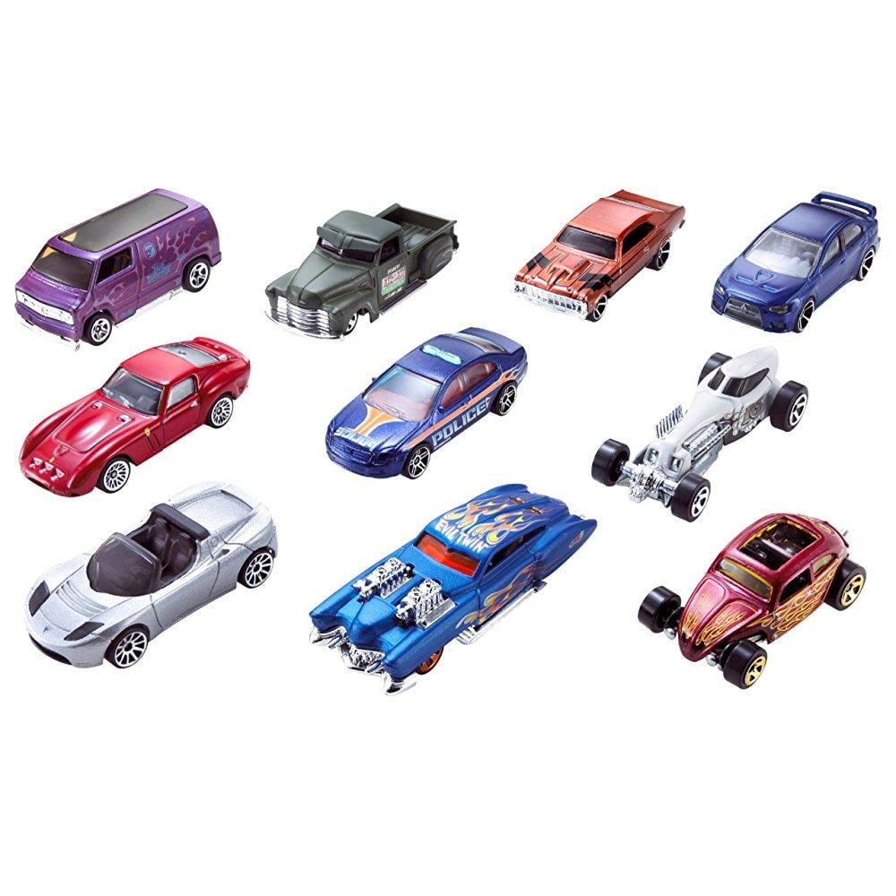 hot wheels 10 cars