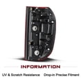 thumbnail image 3 of For 2017-2023 Honda Ridgeline OE Style Red Tail Brake Lights Assembly, 3 of 6