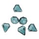 thumbnail image 5 of 6 Piezas de Forma de Diamante Globo de Cristal de Botella Colgantes de de Imitación De color verde oscuro, 5 of 7