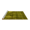 thumbnail image 2 of Ahgly Company Machine Washable Indoor Rectangle Oriental Yellow Industrial Area Rugs, 6' x 9', 2 of 4