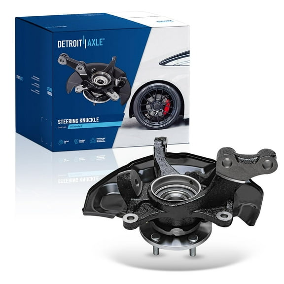 Detroit Axle - Front Left Steering Knuckle for 2005-2011 Toyota Avalon 2006 2007 2008 2009 2010 Steering Knuckle & Wheel Bearing Hub Driver Side Replacement