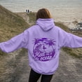 thumbnail image 6 of vigerakr Oversized Graphic Hoodies for Women Trendy Fashion Preppy Sweatshirt Long Sleeve Y2K Tops with Pockets (Purple, XXL), 6 of 6