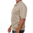 thumbnail image 3 of Classics by Palmland Short Sleeve Banded Bottom Polo Shirt with Pocket, 3 of 4