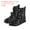 Black, variant on Unique Bargains 27.5x21cm Silicone Reusable Foldable Overshoes Rain Galoshes Waterproof Shoe Cover, Black