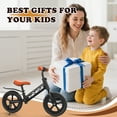 thumbnail image 6 of WonderStone 12" Toddler Balance Bike with Adjustable Seat & Handlebar, No-Pedal Kids Bicycle for Walking Balance Training, Christmas & Birthday Gifts for Boys and Girls Ages 1–3, Black, 6 of 11