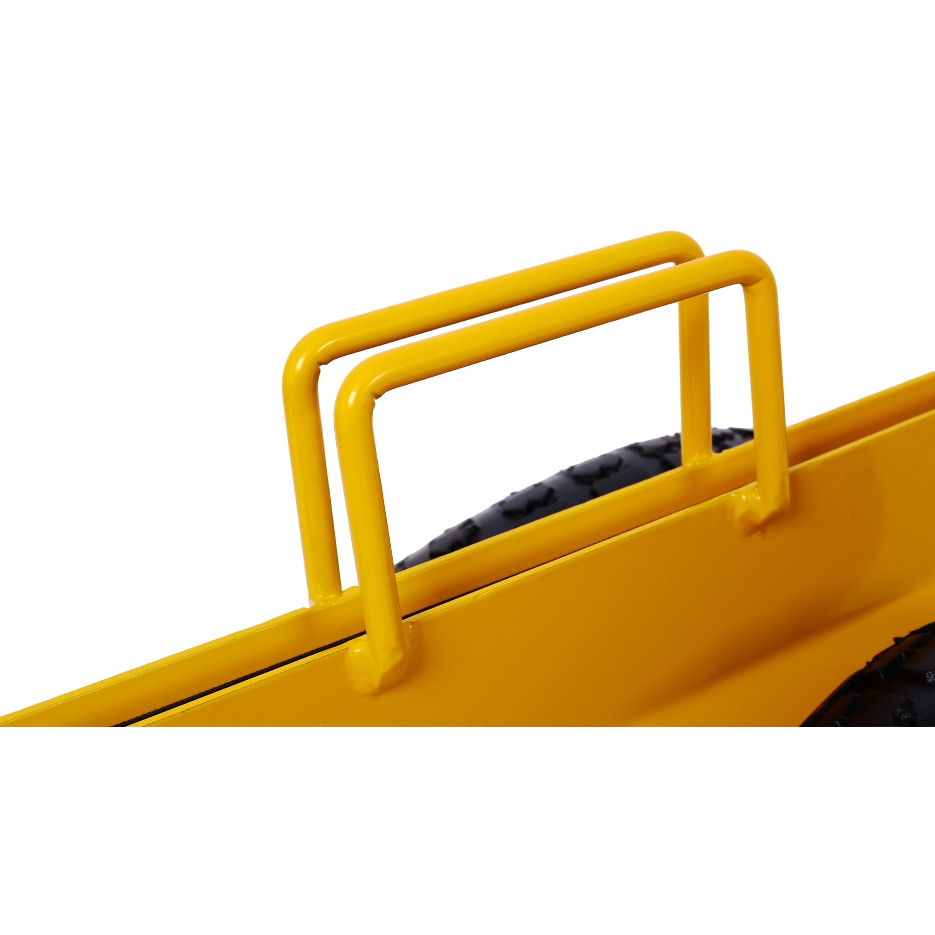 600LBS Load Capacity Panel Dolly with Handle, Heavy Duty Slab Dolly with Two 10" Peneumatic Tires Wheels, All Terrain  Panel Dolly for Drywall Sheet Heavy Appliance, Material Handling, Yellow