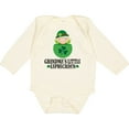 thumbnail image 3 of Inktastic Irish Grandma Little Leprechaun Boys or Girls Long Sleeve Baby Bodysuit, 3 of 5
