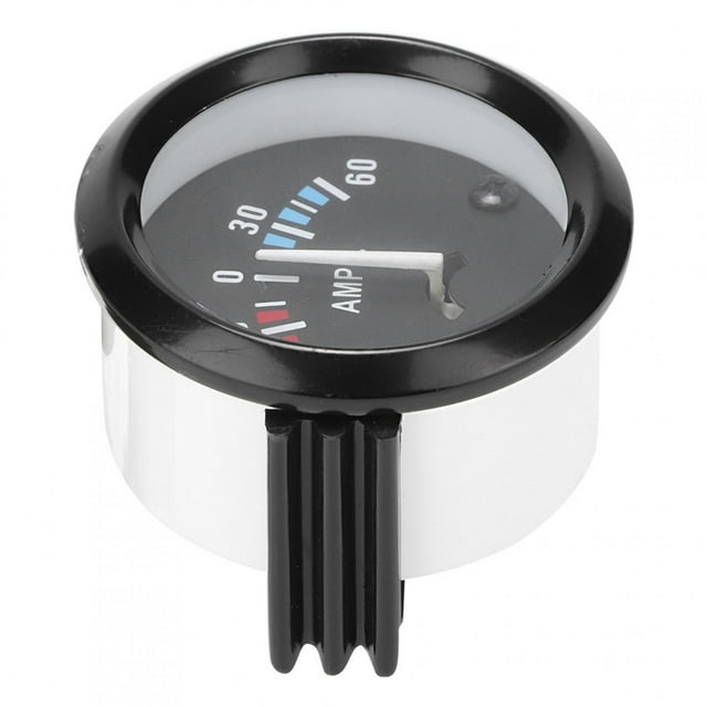 Ammeter,12V 60-0-60 AMP Ampere Analog Ammeter Ammeter Gauge Power Packed Performance