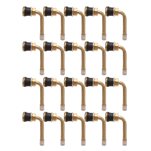Válvula de neumático Bling Bling 20 piezas extensión de vástago de cobre resistente a arañazos para camión remolque vehículo recreativo RV