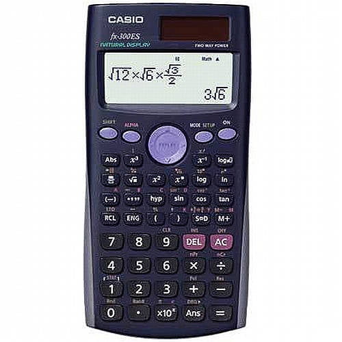 Casio FX300ES Scientific Calculator with 249 Builtin Functions, Black