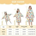thumbnail image 3 of joogoo Blanket Hoodie for Cartoon Horses Oversize Sweatshirt 3-14 YR L, 3 of 7