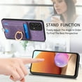 thumbnail image 4 of Nalacover 2-in-1 Magnetic Case for Samsung Galaxy A53 5G, Back Wallet Case with Detachable Card Holder Ring Stand Cover for Samsung Galaxy A53 5G, Vintage PU Leather Shockproof Case - Purple, 4 of 10
