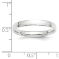 thumbnail image 4 of Primal Gold 14 Karat White Gold 3mm Lightweight Comfort Fit Band Size 11, 4 of 10