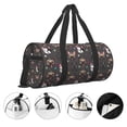 thumbnail image 6 of Japuie French Bulldogs Print Travel Duffle Bag,Gym Bag,Weekender Bag,Compartment Overnight Bag for Men Women,Carry On Weekender Bag for Airplane,Hospital Bags for Labor and Delivery, 6 of 6