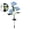 Blue, variant on Solar Flower Light, Solar Garden Light Garden Decor Solar Outdoor Light Decorative Garden Light Solar Powered Waterproof Solar Flower for Outdoor Space Decoration Yard Decoration