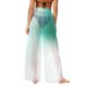 thumbnail image 3 of Pantalones de playa de gasa ligeros para mujer con protección solar, pantalones anchos de estilo bohemio estampados, blusa para mujer, 3 of 7