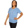 thumbnail image 3 of Alfred Dunner Womens Texture With Overlock Stitch, 3 of 9
