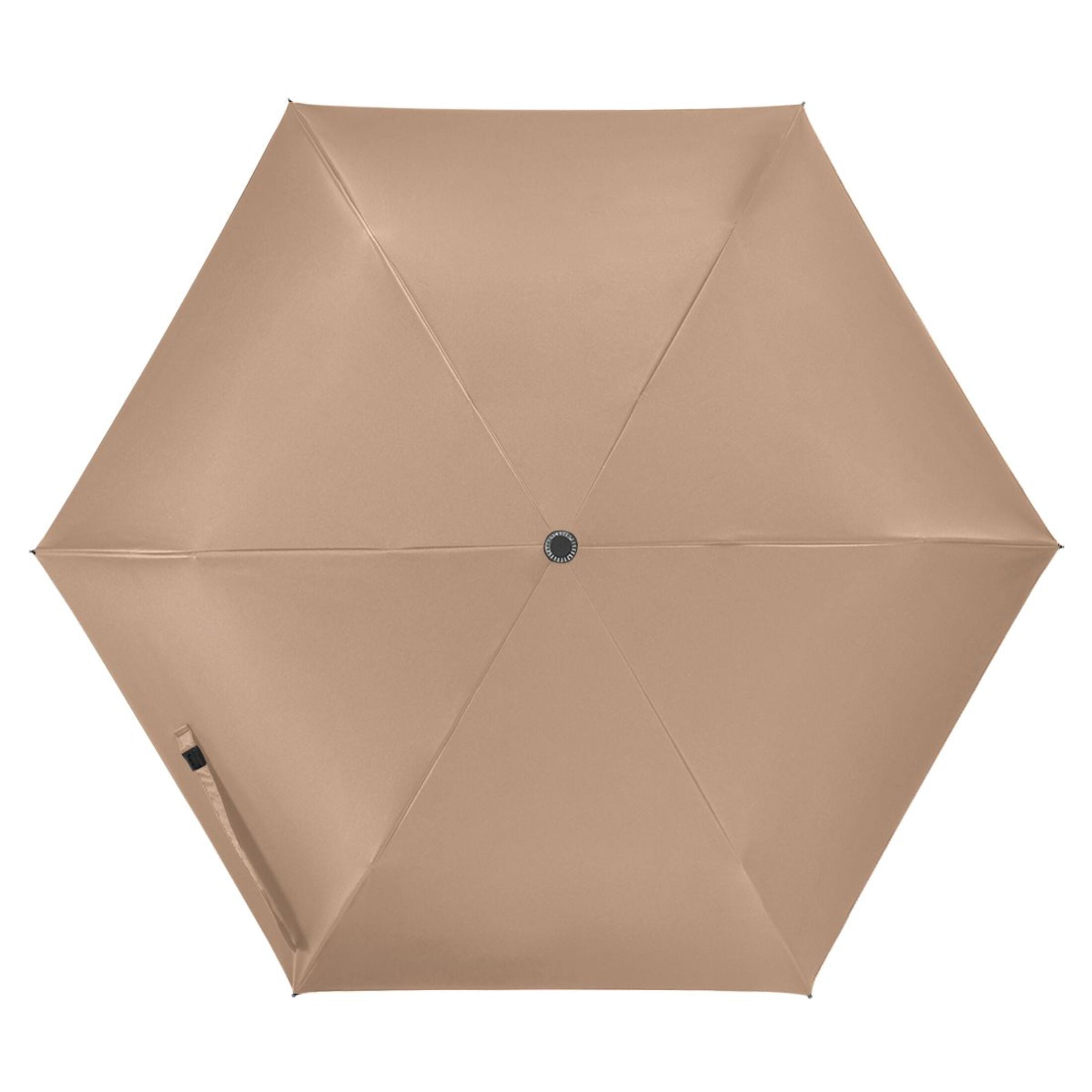 Khaki Compact Sun Umbrella Windproof Travel Umbrellas for Rain Strong Portable UV Protection