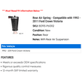 thumbnail image 2 of Rear Air Spring - Compatible with 1992 - 2011 Ford Crown Victoria 1993 1994 1995 1996 1997 1998 1999 2000 2001 2002 2003 2004 2005 2006 2007 2008 2009 2010, 2 of 2