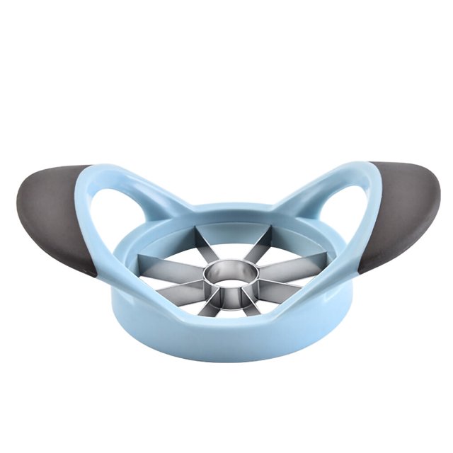 Matsuzay Divisor de frutas, rebanador de acero inoxidable, divisor de 8 secciones, descorazonador de Metal, borde afilado, utensilio de cocina Herramientas y accesorios para hornear