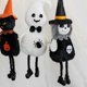 thumbnail image 3 of Halloween Hanging Ghosts Outdoor Indoor Bar Party Background Decoration White Ghost, 3 of 5
