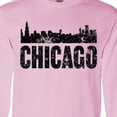 thumbnail image 4 of Inktastic Chicago Skyline Grunge Long Sleeve T-Shirt, 4 of 5