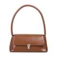 thumbnail image 2 of Women Shoulder Bag, Vintage Underarm Purse, Faux Leather Handbag, Curved Armpit Design, Medium Everyday Bag for Commuting and Dating, 2 of 6