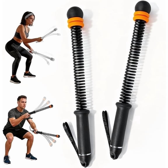 Cordless Battle Ropes with Adjustable Resistance for Home Gym, Weighted HIIT Workout