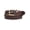 Brown, variant on Men's Genuine Leather Braided Belt, Sizes S-2XL