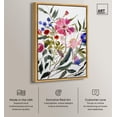thumbnail image 2 of Watery Petals I Canvas Chic Floral Art by Art Remedy, Gold Frame, 20 x 30, 2 of 7