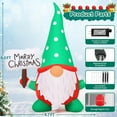 thumbnail image 7 of GOOSH Christmas Inflatables 6 FT Inflatable Christmas Gnome with Built-in LED Lights, Outside Blow Up Gnome Christmas Gnome Inflatables, Outdoor Christmas Decorations Clearance for Xmas Holiday Party, 7 of 7