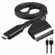 thumbnail image 1 of SCART to HDMI Converter for 1080P/720P HD Video, Multimedia Adapter with Plug and Play Connection, DC 5V Power Supply Included, 1 of 5