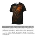 thumbnail image 6 of LAOLIUSN Men's Skull Graphic T-Shirt Summer Short Sleeve Tops, S-4XL, 6 of 7