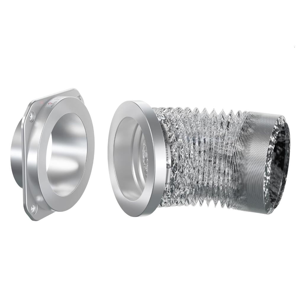 Space Saving Dryer Vents Coupler Magnetic Lock 180 Degree Bend for Industrial