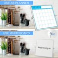 10x10 Dry Erase Whiteboard Calendar for Desk Wall or Flat Use - Walmart.com
