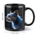thumbnail image 2 of Cute Cartoon Mug, Schnauzer Dog Coffee Mug, Gifts for Women Men, Dog Lovers Gift, 11Oz Black Coffee Cup, 2 of 8
