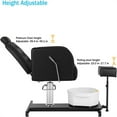 thumbnail image 5 of FAYEAN Adjustable Pedicure Station with Footrest and Stool, 360° Swivel No Plumbing Nail Salon Chair for Manicure Pedicure, 5 of 9