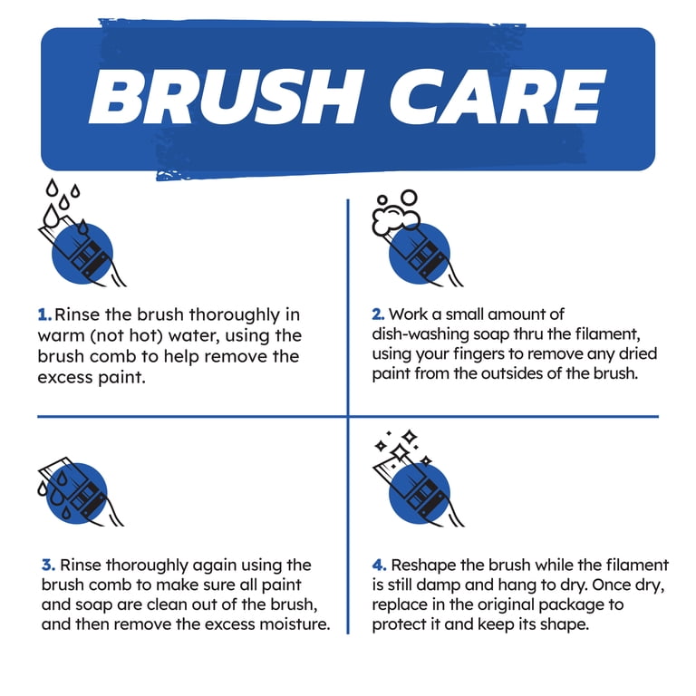 Valley Forge Best 1" Thin Angle Brush, 3-Pack photo 8